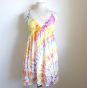 CHAN LUU Summer Dress Spaghetti Strap Tie Dye 💕